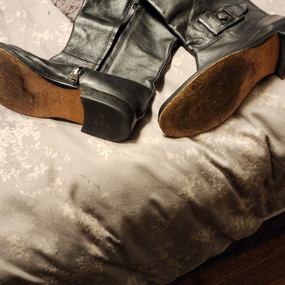 Coach boot, women's size 9.5, black - Picture 2 of 2